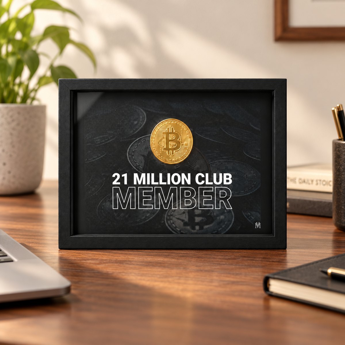 21 Million Club: Auf dem Schreibtisch (Visualisierung)